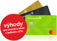 Výhody pre mestá a obce v jednom účte